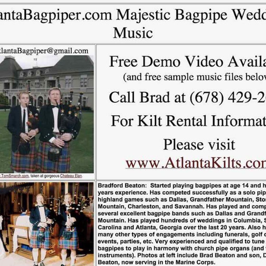 atlanta pipe band