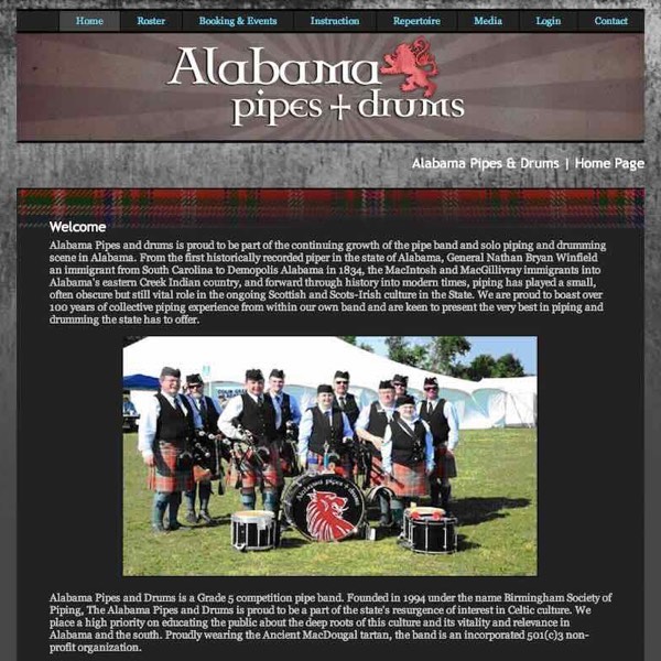 alabama pipes and drums